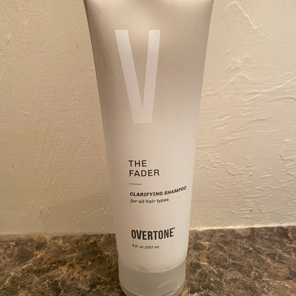 Overtone hair fader clarifying shampoo